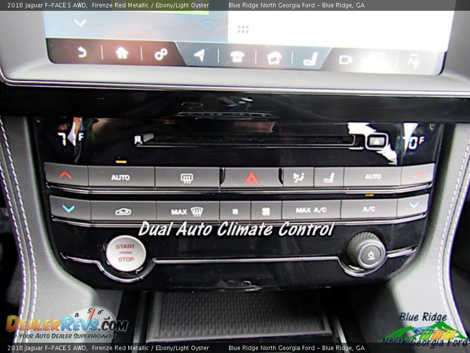 2018 Jaguar F-PACE S AWD Firenze Red Metallic / Ebony/Light Oyster Photo #18