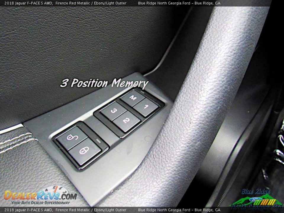 2018 Jaguar F-PACE S AWD Firenze Red Metallic / Ebony/Light Oyster Photo #19
