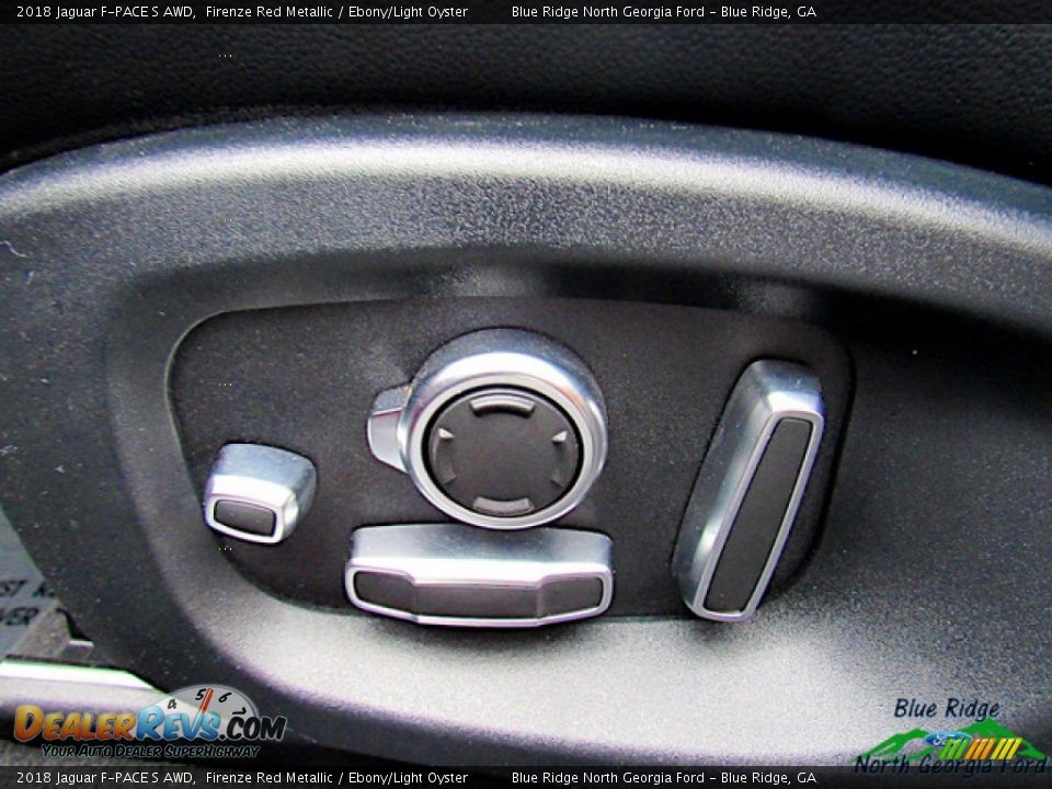 2018 Jaguar F-PACE S AWD Firenze Red Metallic / Ebony/Light Oyster Photo #22