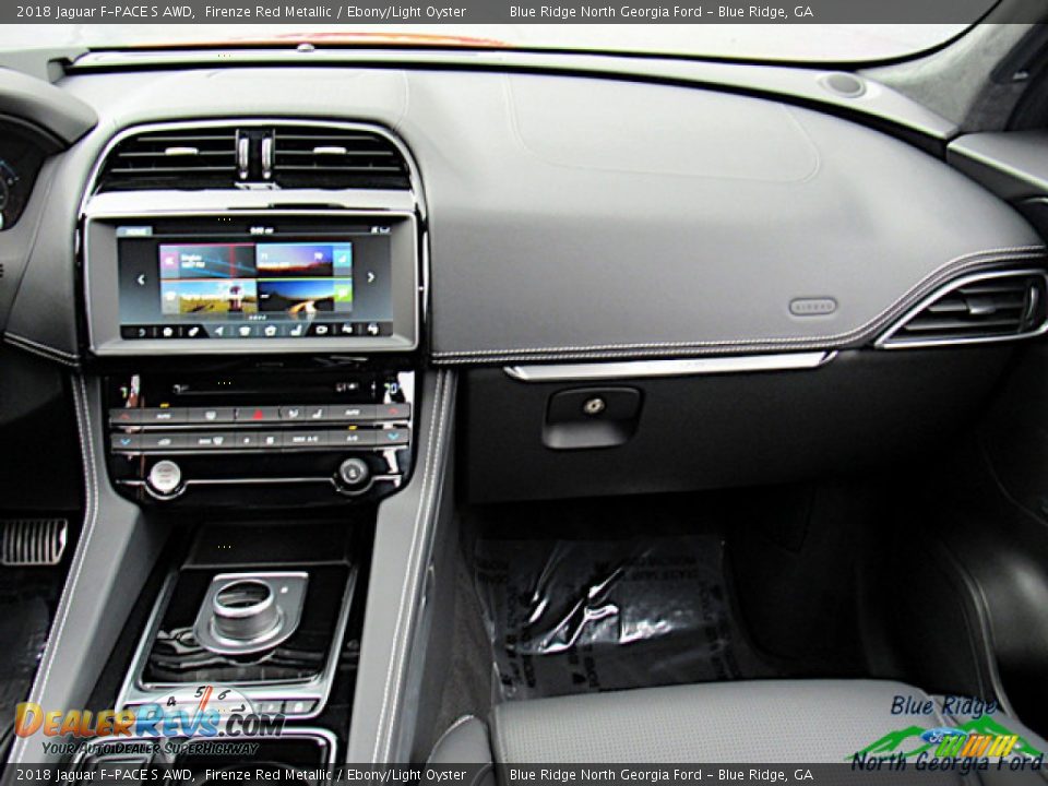 2018 Jaguar F-PACE S AWD Firenze Red Metallic / Ebony/Light Oyster Photo #29