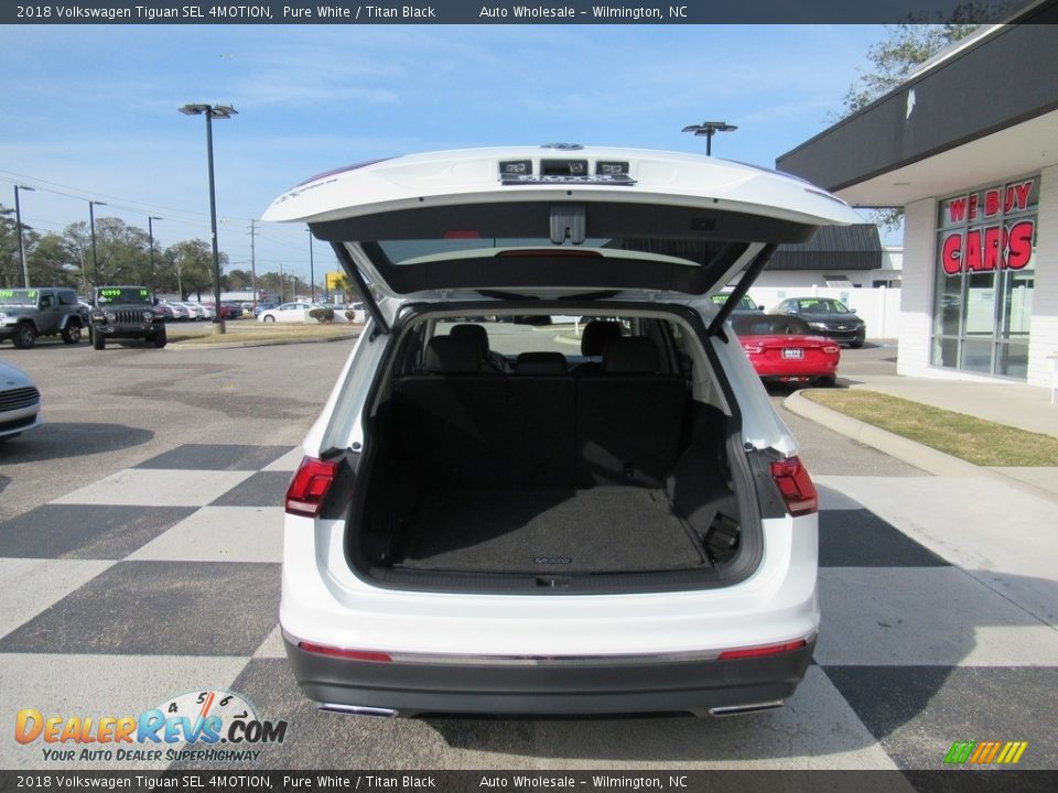 2018 Volkswagen Tiguan SEL 4MOTION Pure White / Titan Black Photo #5