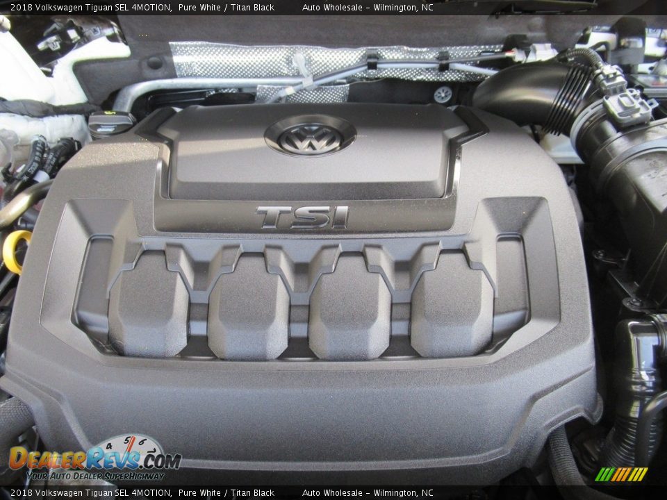 2018 Volkswagen Tiguan SEL 4MOTION Pure White / Titan Black Photo #6
