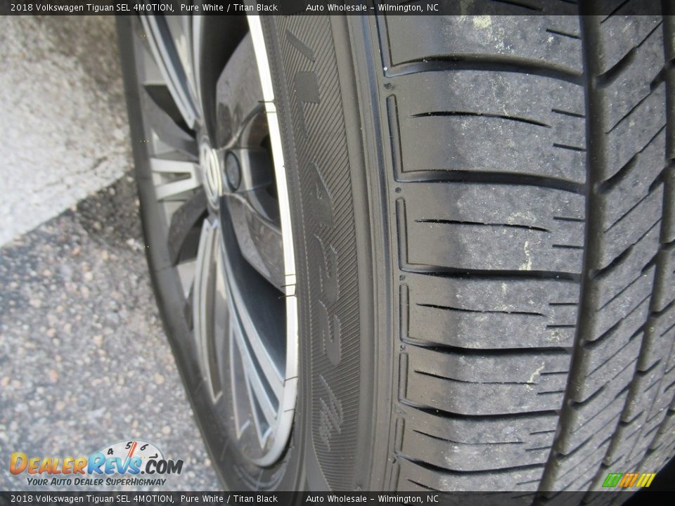 2018 Volkswagen Tiguan SEL 4MOTION Pure White / Titan Black Photo #8