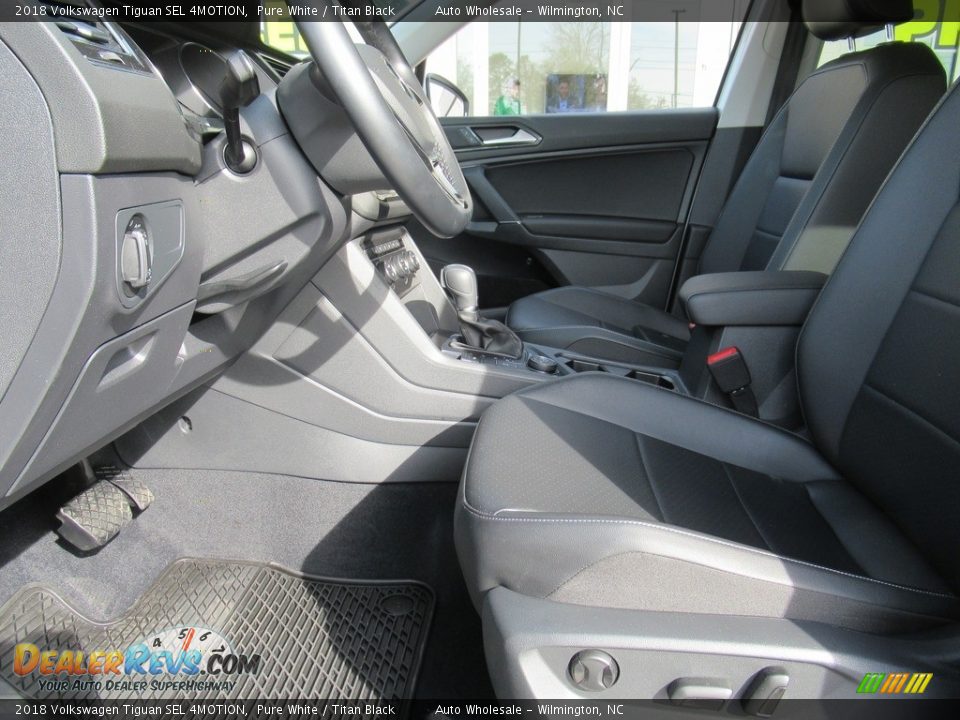 2018 Volkswagen Tiguan SEL 4MOTION Pure White / Titan Black Photo #10