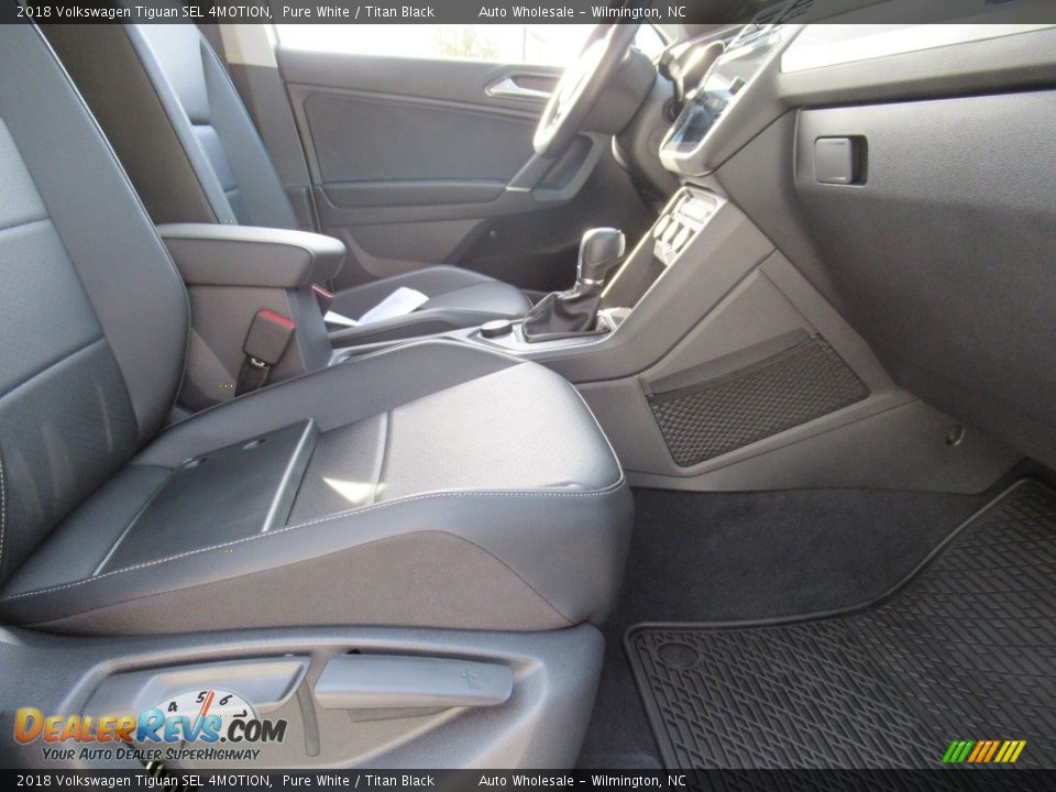 2018 Volkswagen Tiguan SEL 4MOTION Pure White / Titan Black Photo #12