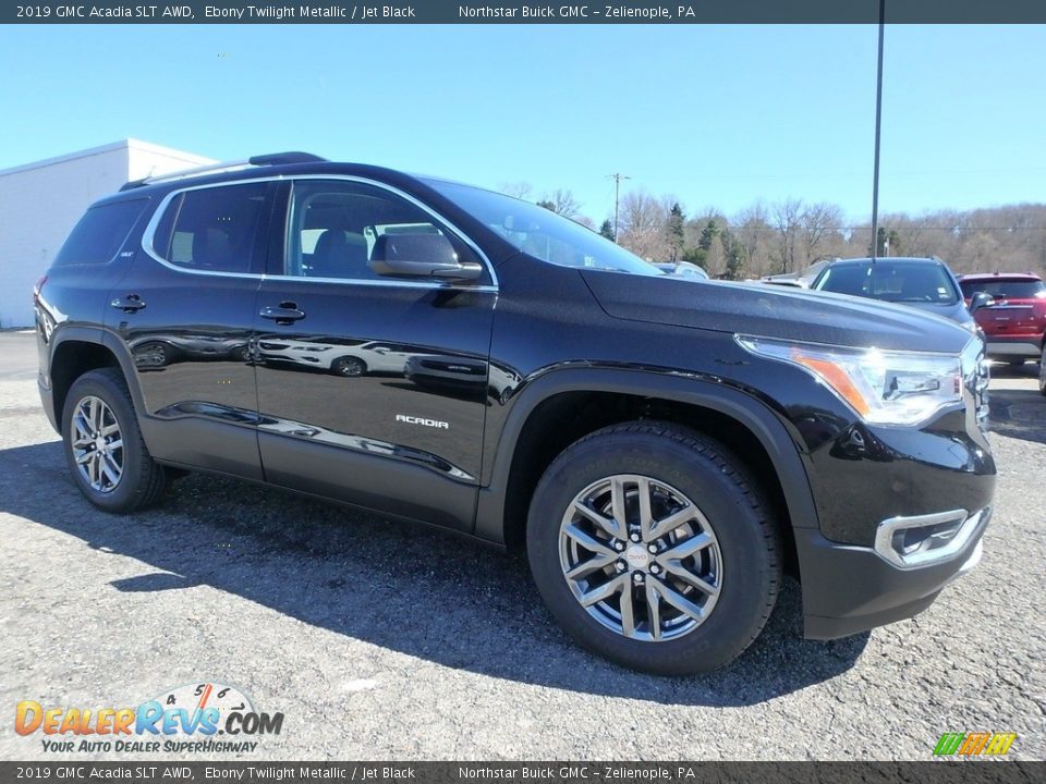 2019 GMC Acadia SLT AWD Ebony Twilight Metallic / Jet Black Photo #3