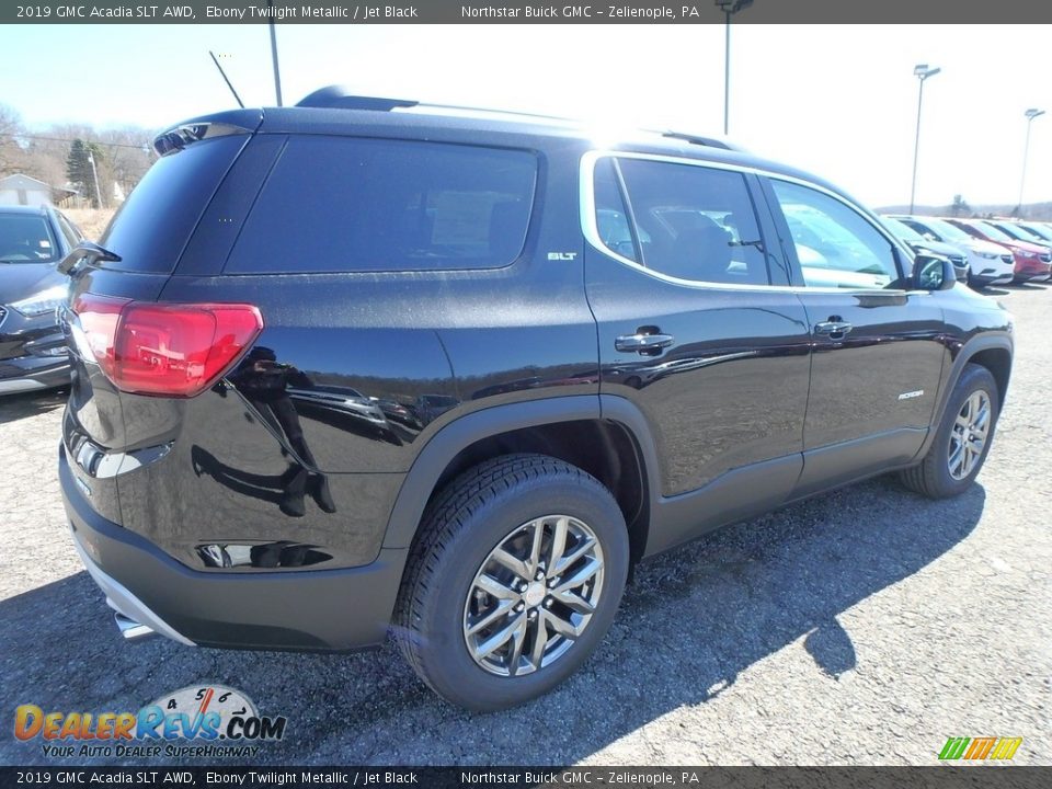 2019 GMC Acadia SLT AWD Ebony Twilight Metallic / Jet Black Photo #5
