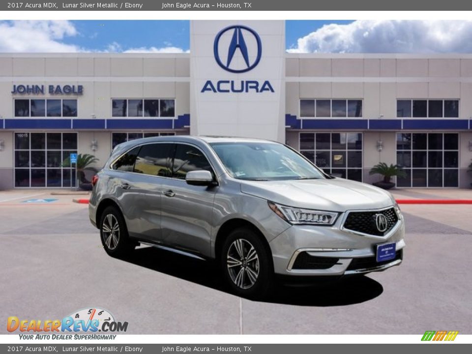 2017 Acura MDX Lunar Silver Metallic / Ebony Photo #1