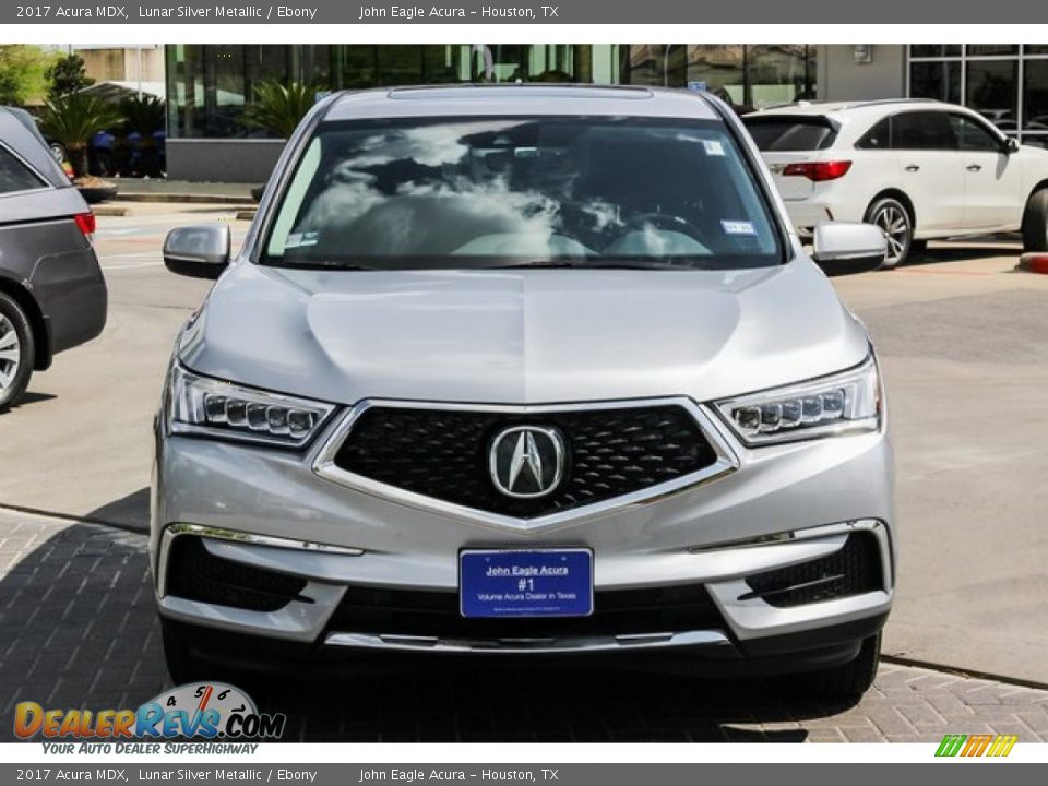 2017 Acura MDX Lunar Silver Metallic / Ebony Photo #2