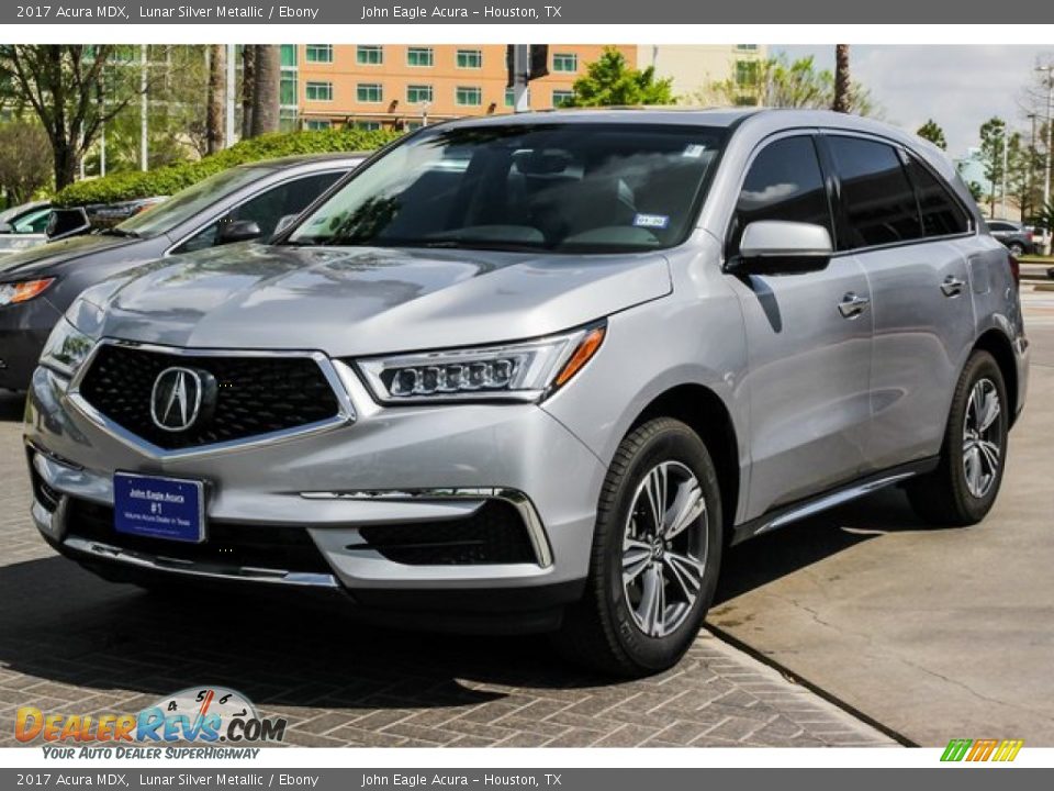 2017 Acura MDX Lunar Silver Metallic / Ebony Photo #3