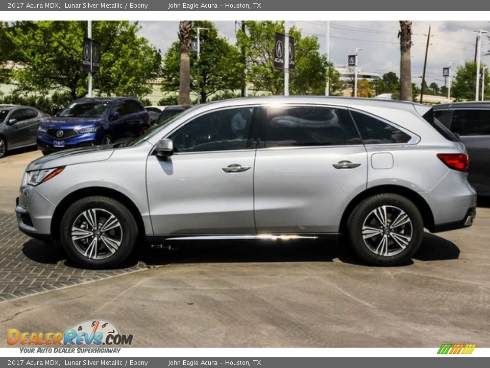 2017 Acura MDX Lunar Silver Metallic / Ebony Photo #4