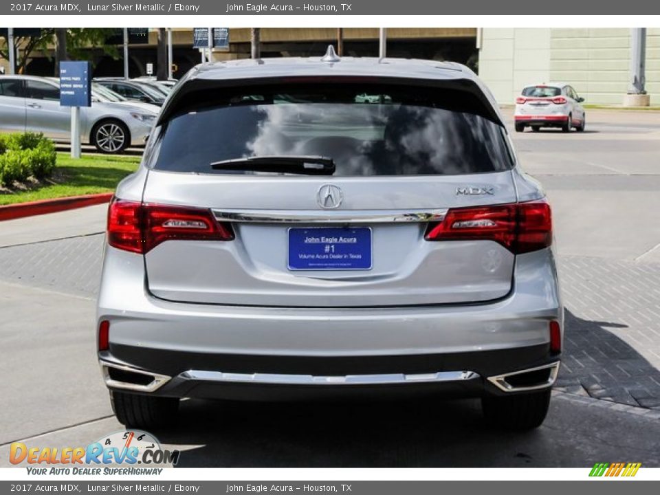 2017 Acura MDX Lunar Silver Metallic / Ebony Photo #6