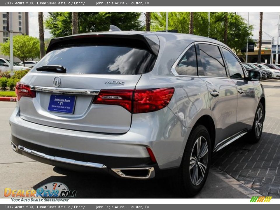 2017 Acura MDX Lunar Silver Metallic / Ebony Photo #7