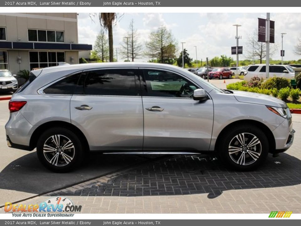2017 Acura MDX Lunar Silver Metallic / Ebony Photo #8