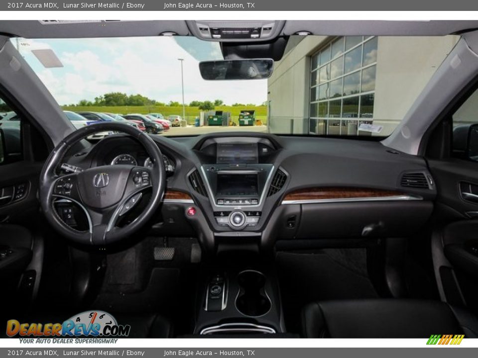 2017 Acura MDX Lunar Silver Metallic / Ebony Photo #9
