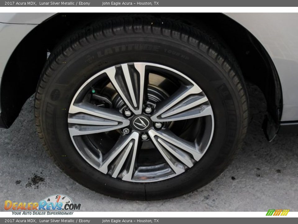 2017 Acura MDX Lunar Silver Metallic / Ebony Photo #11