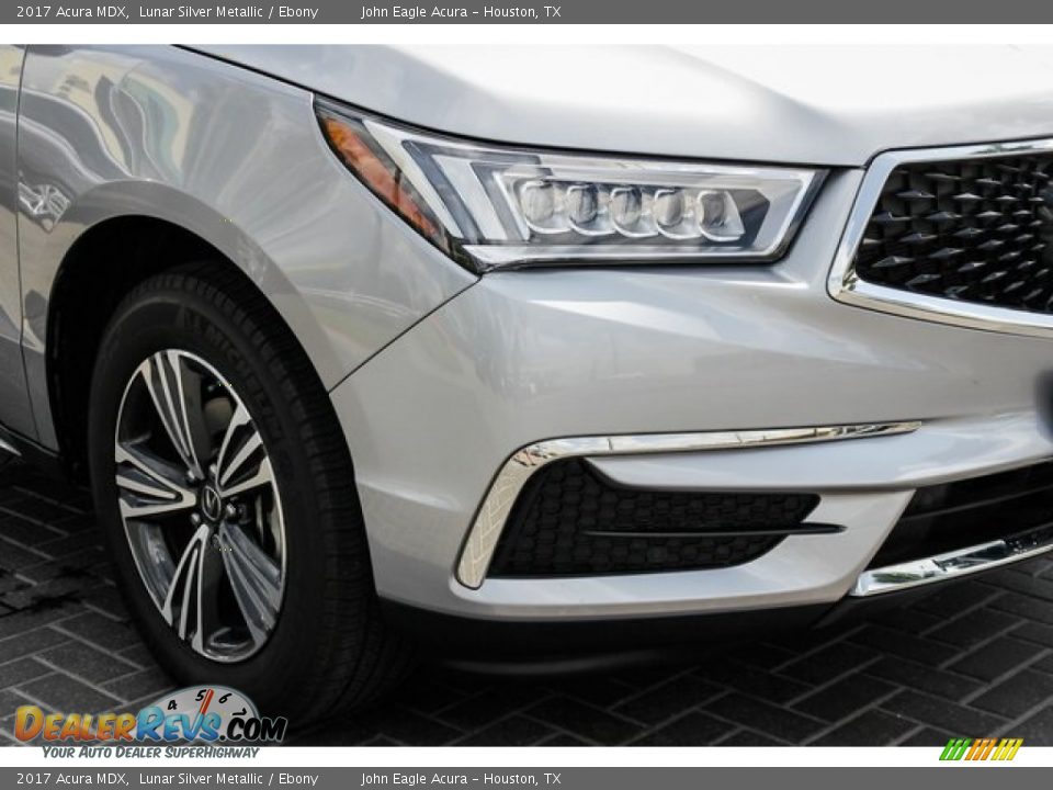 2017 Acura MDX Lunar Silver Metallic / Ebony Photo #12