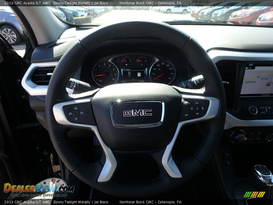 2019 GMC Acadia SLT AWD Ebony Twilight Metallic / Jet Black Photo #17