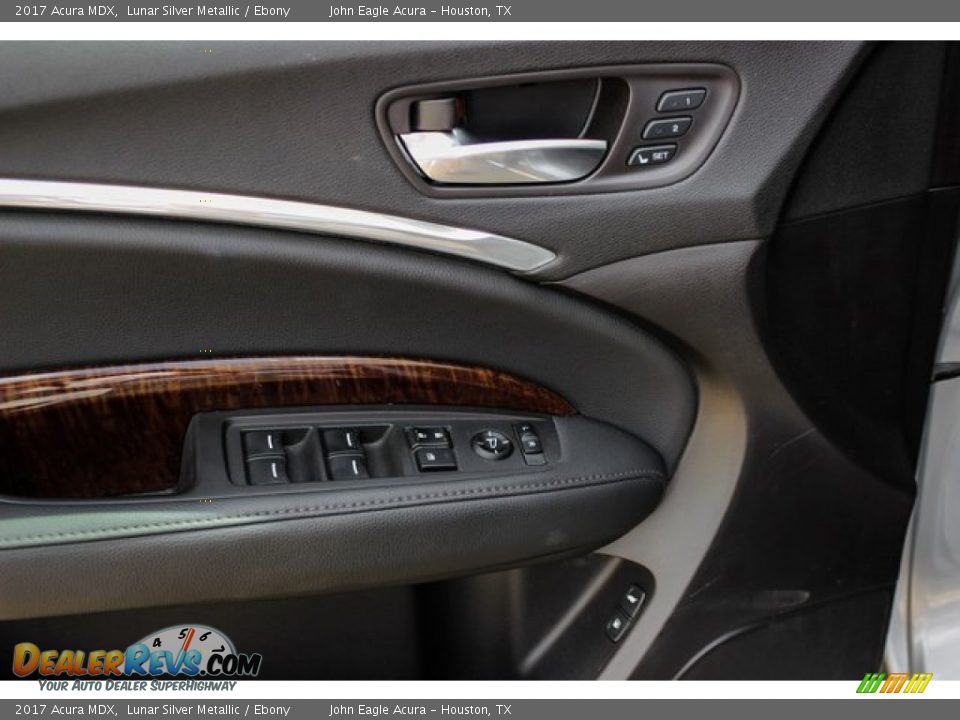 2017 Acura MDX Lunar Silver Metallic / Ebony Photo #15