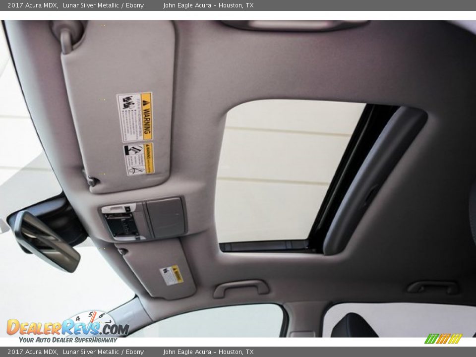 2017 Acura MDX Lunar Silver Metallic / Ebony Photo #17
