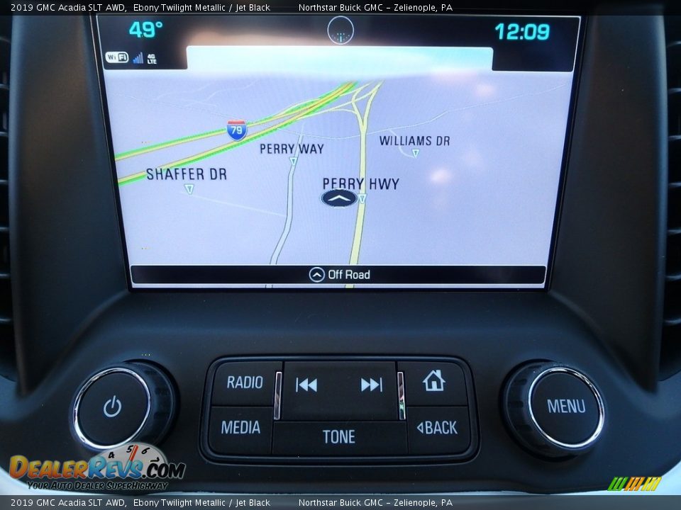 2019 GMC Acadia SLT AWD Ebony Twilight Metallic / Jet Black Photo #19