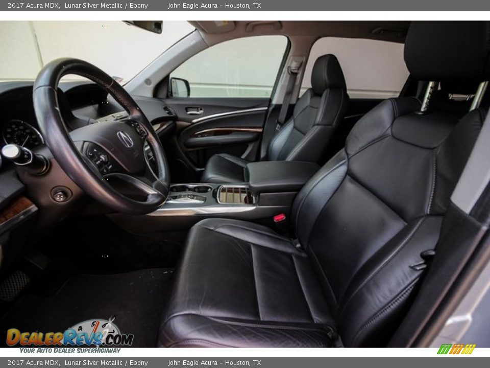 2017 Acura MDX Lunar Silver Metallic / Ebony Photo #19