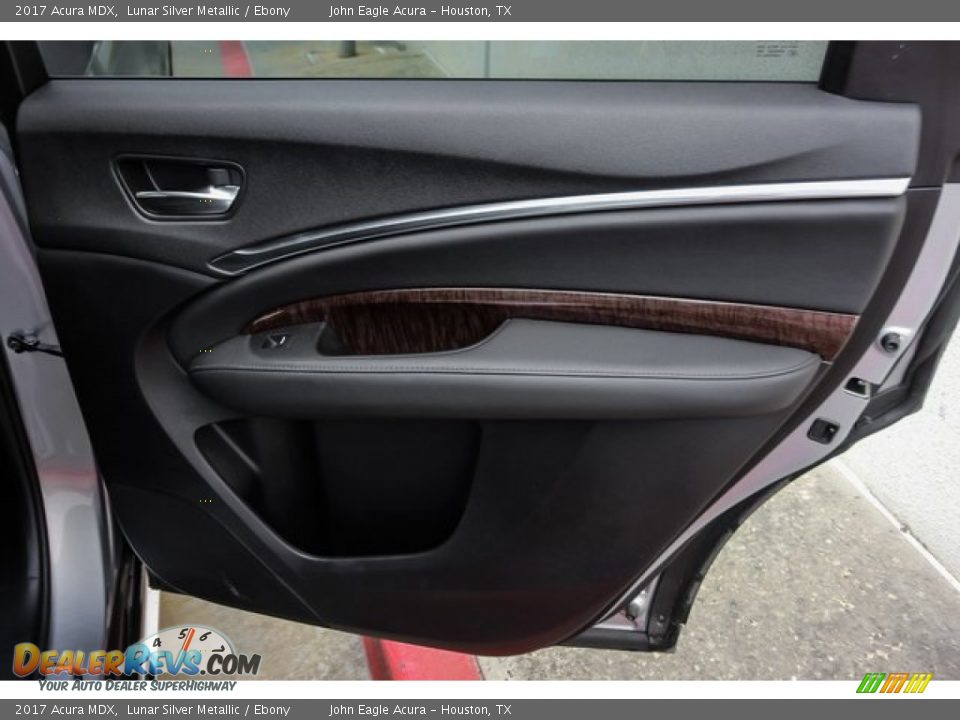 2017 Acura MDX Lunar Silver Metallic / Ebony Photo #23