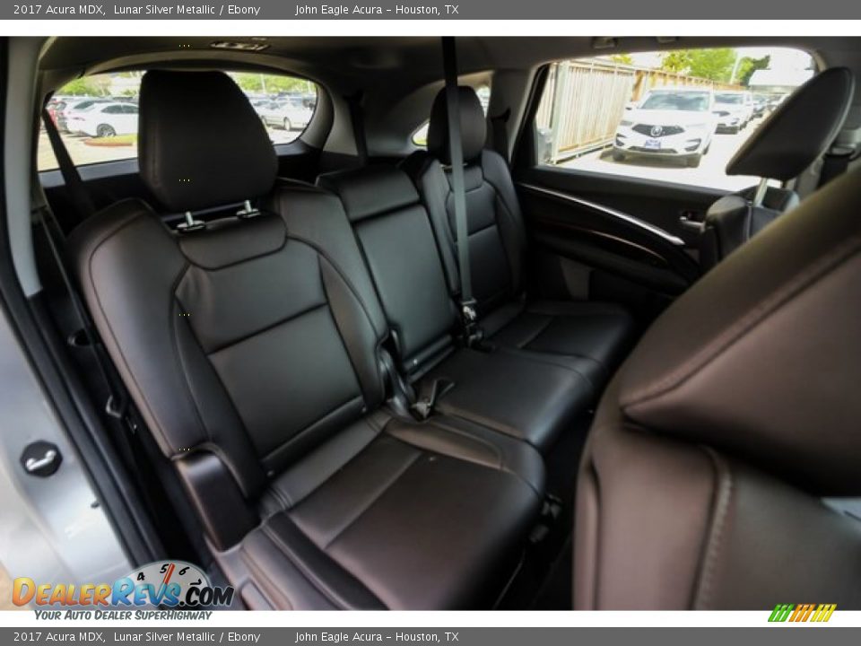 2017 Acura MDX Lunar Silver Metallic / Ebony Photo #24