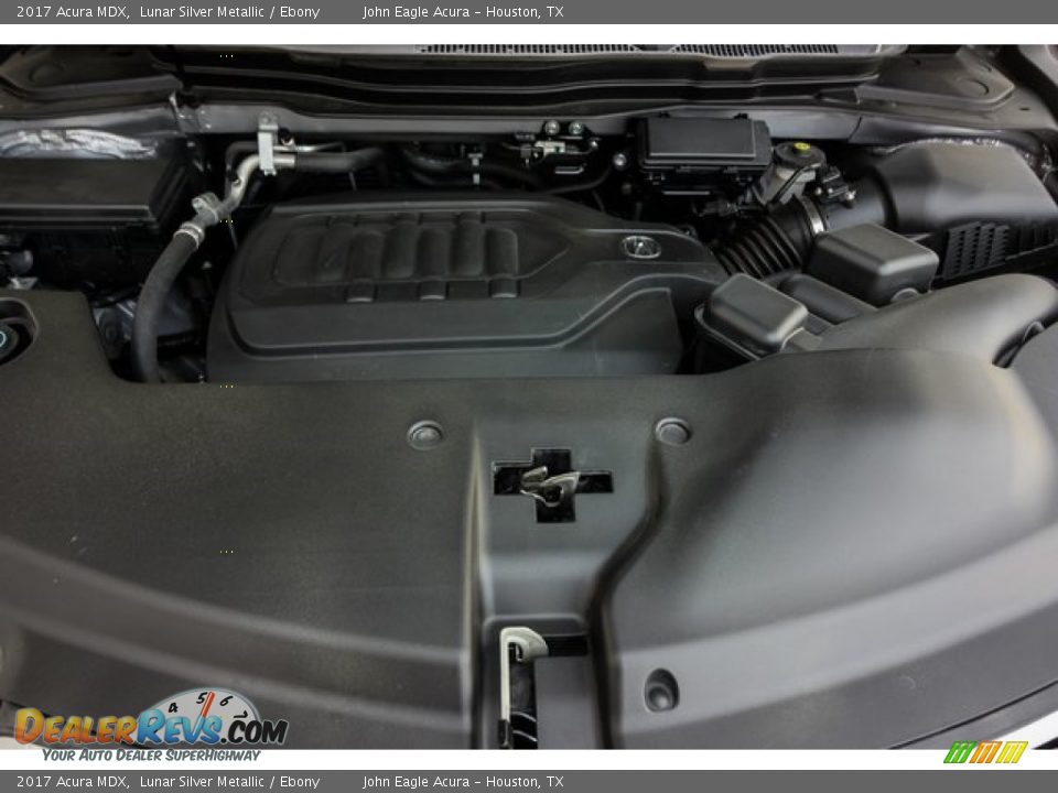 2017 Acura MDX Lunar Silver Metallic / Ebony Photo #27