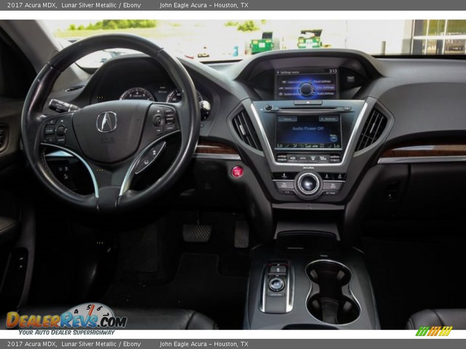 2017 Acura MDX Lunar Silver Metallic / Ebony Photo #28