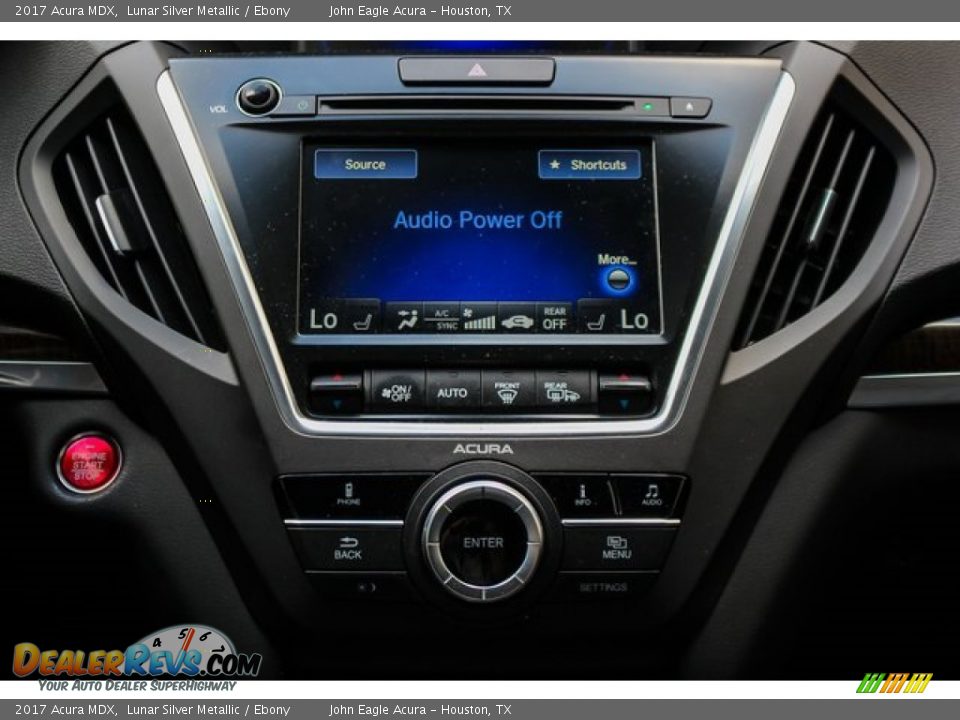 2017 Acura MDX Lunar Silver Metallic / Ebony Photo #30