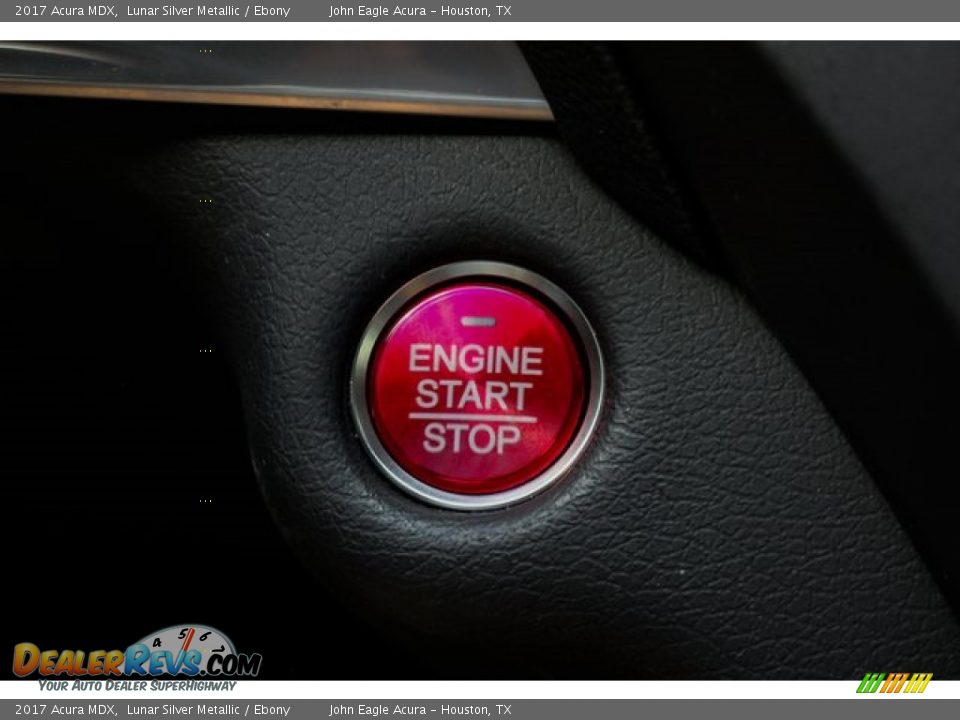 2017 Acura MDX Lunar Silver Metallic / Ebony Photo #34