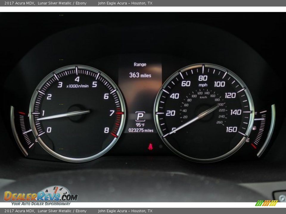 2017 Acura MDX Lunar Silver Metallic / Ebony Photo #35