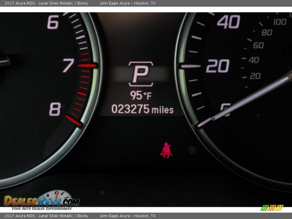 2017 Acura MDX Lunar Silver Metallic / Ebony Photo #36