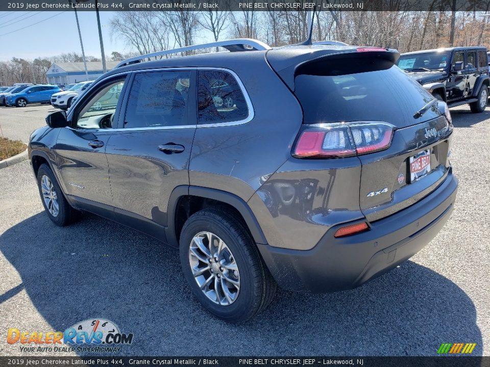 2019 Jeep Cherokee Latitude Plus 4x4 Granite Crystal Metallic / Black Photo #4