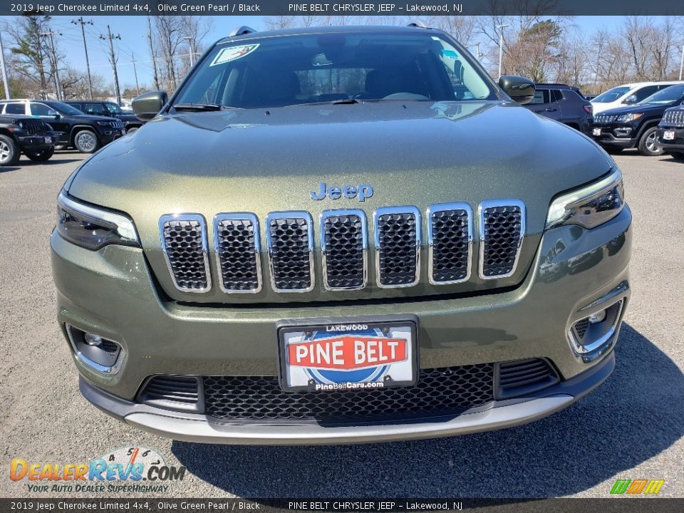 2019 Jeep Cherokee Limited 4x4 Olive Green Pearl / Black Photo #2