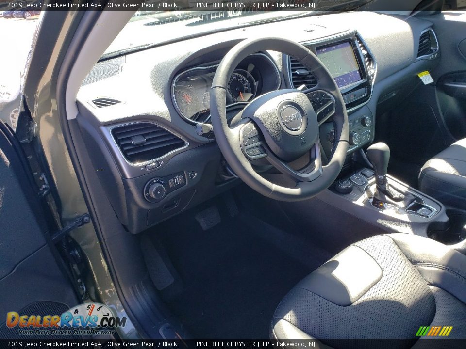 2019 Jeep Cherokee Limited 4x4 Olive Green Pearl / Black Photo #7
