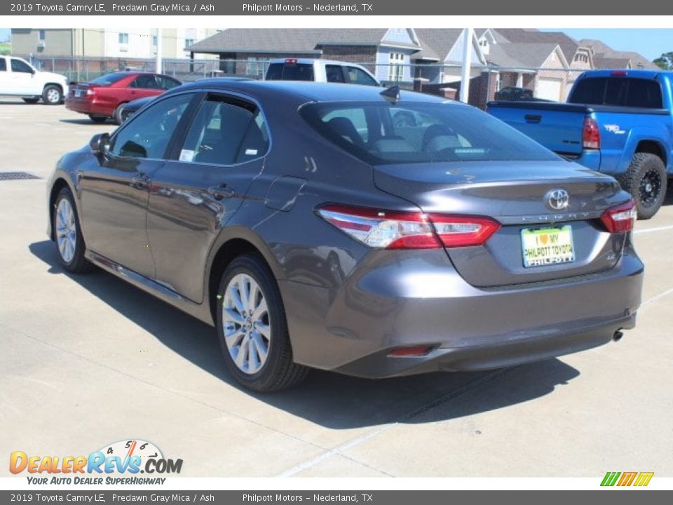 2019 Toyota Camry LE Predawn Gray Mica / Ash Photo #6