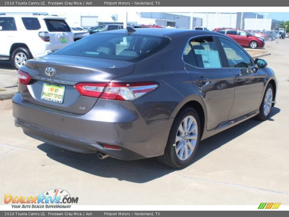 2019 Toyota Camry LE Predawn Gray Mica / Ash Photo #8