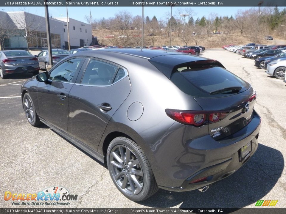Machine Gray Metallic 2019 Mazda MAZDA3 Hatchback Photo #6