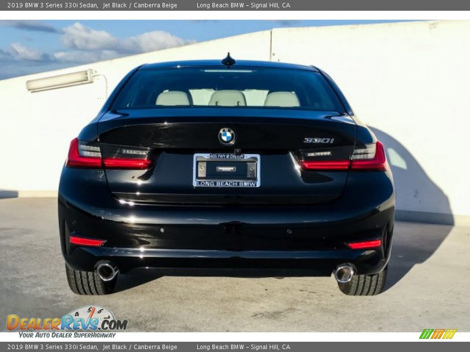 2019 BMW 3 Series 330i Sedan Jet Black / Canberra Beige Photo #3