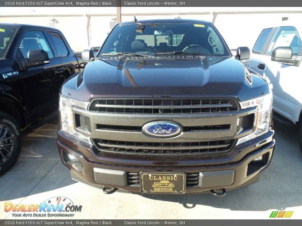 2019 Ford F150 XLT SuperCrew 4x4 Magma Red / Black Photo #2