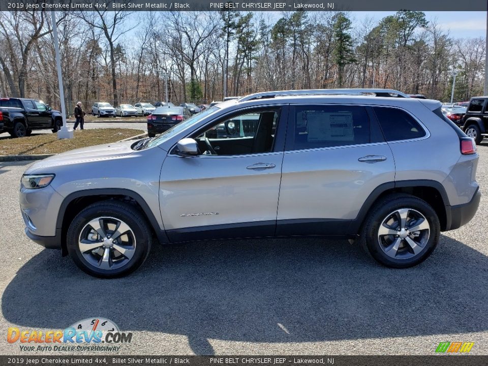 2019 Jeep Cherokee Limited 4x4 Billet Silver Metallic / Black Photo #3