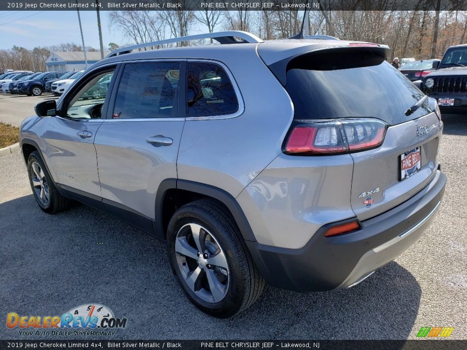 2019 Jeep Cherokee Limited 4x4 Billet Silver Metallic / Black Photo #4