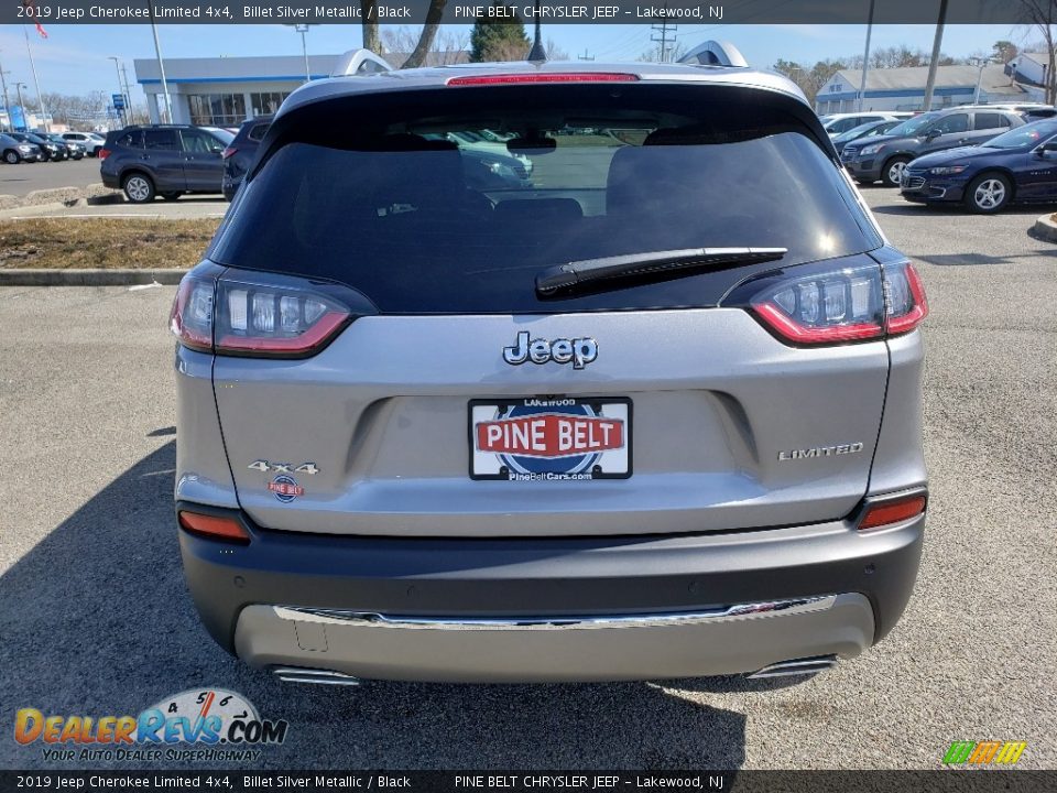 2019 Jeep Cherokee Limited 4x4 Billet Silver Metallic / Black Photo #5