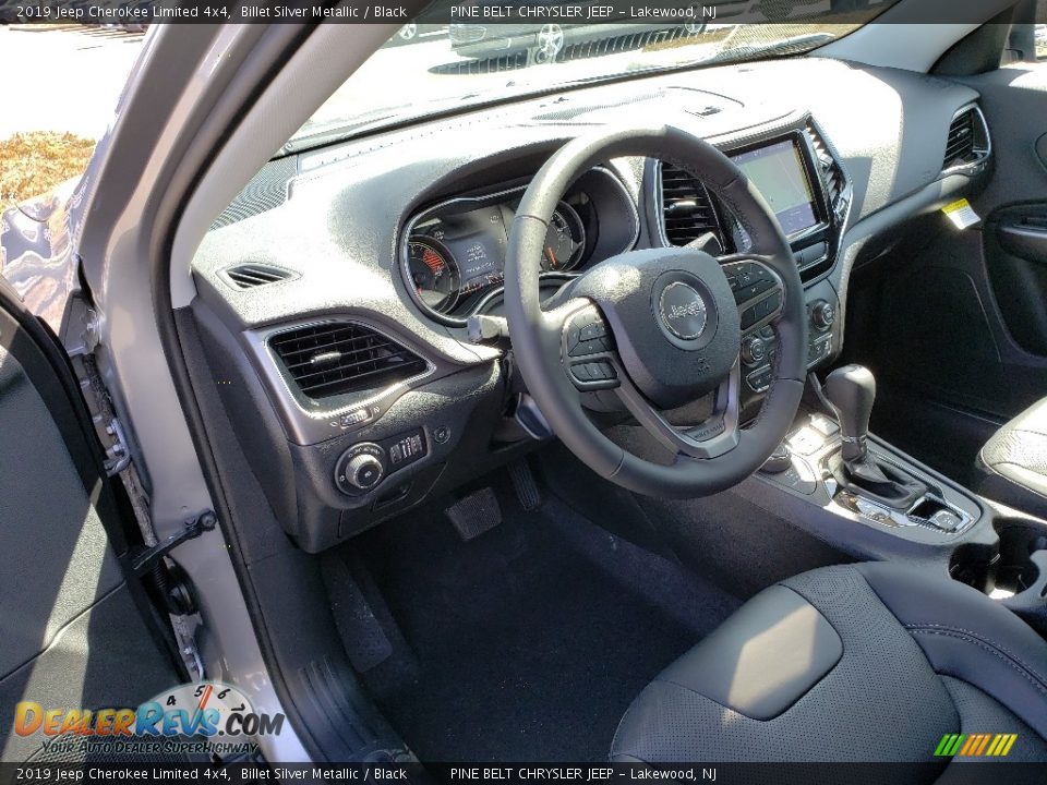 2019 Jeep Cherokee Limited 4x4 Billet Silver Metallic / Black Photo #7