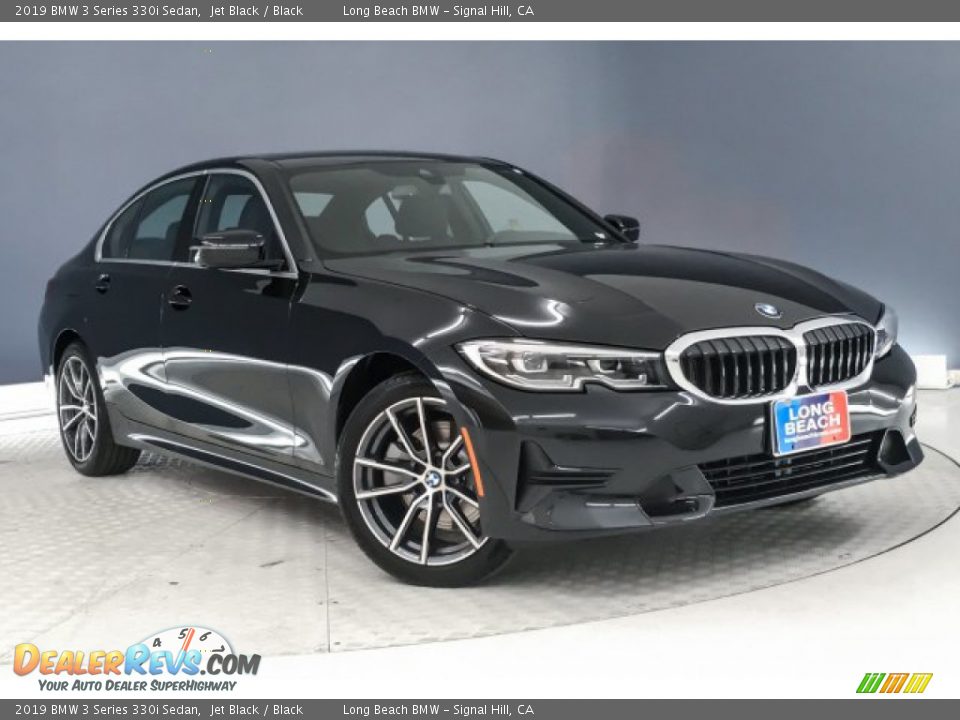 2019 BMW 3 Series 330i Sedan Jet Black / Black Photo #12