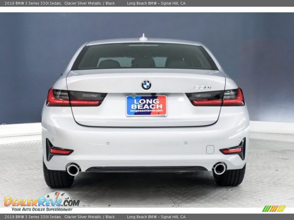 2019 BMW 3 Series 330i Sedan Glacier Silver Metallic / Black Photo #3