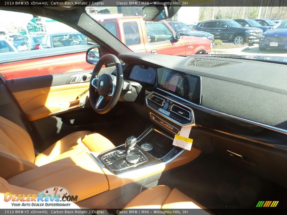 2019 BMW X5 xDrive40i Carbon Black Metallic / Cognac Photo #3