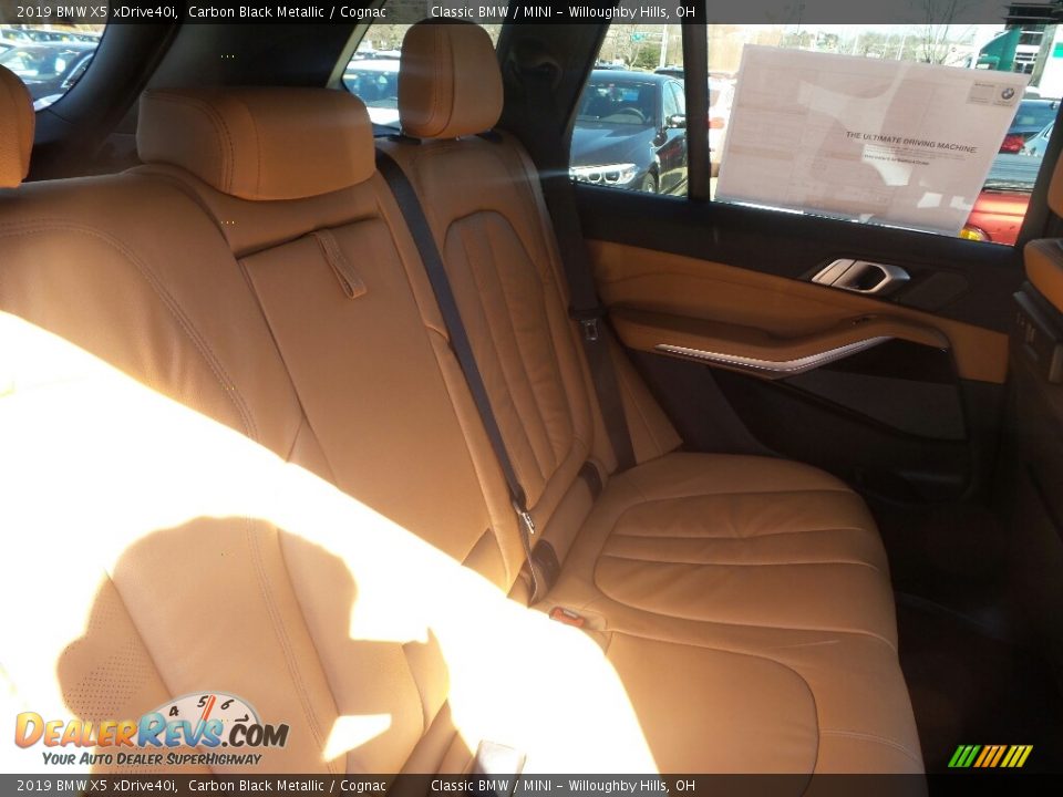2019 BMW X5 xDrive40i Carbon Black Metallic / Cognac Photo #4